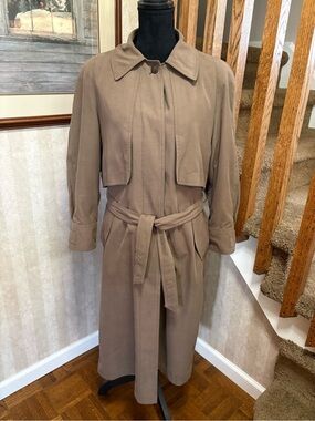 Gallery Taupe Trench Coat with Belt